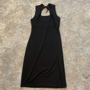 Black Younique sleeveless cocktail dress, size medium, 100% polyester